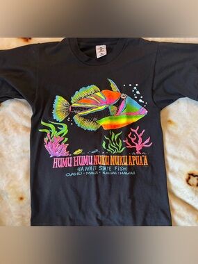 Vintage Single Stitch Hawaii Fish Shirt